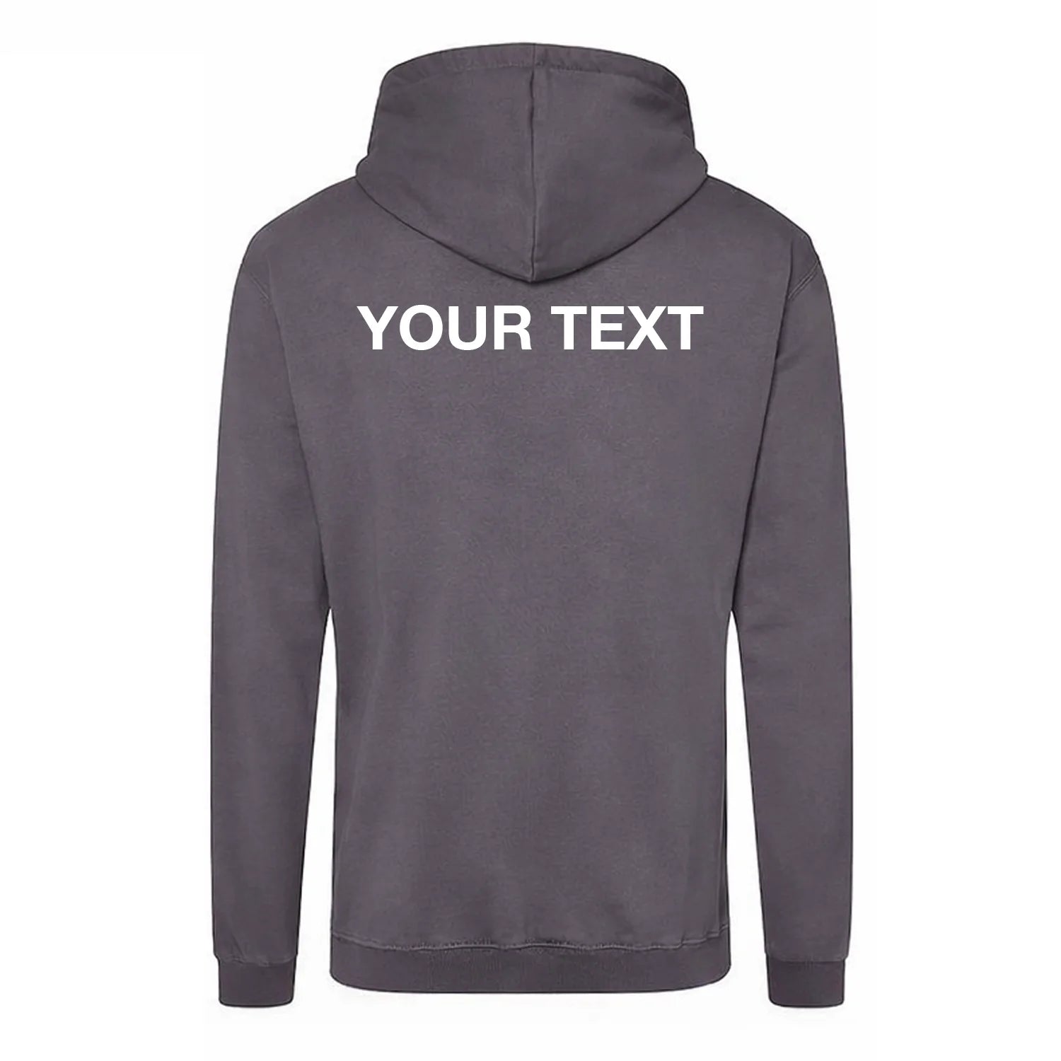 Back Print Personalised Hoodie [Minimal Front Logo]