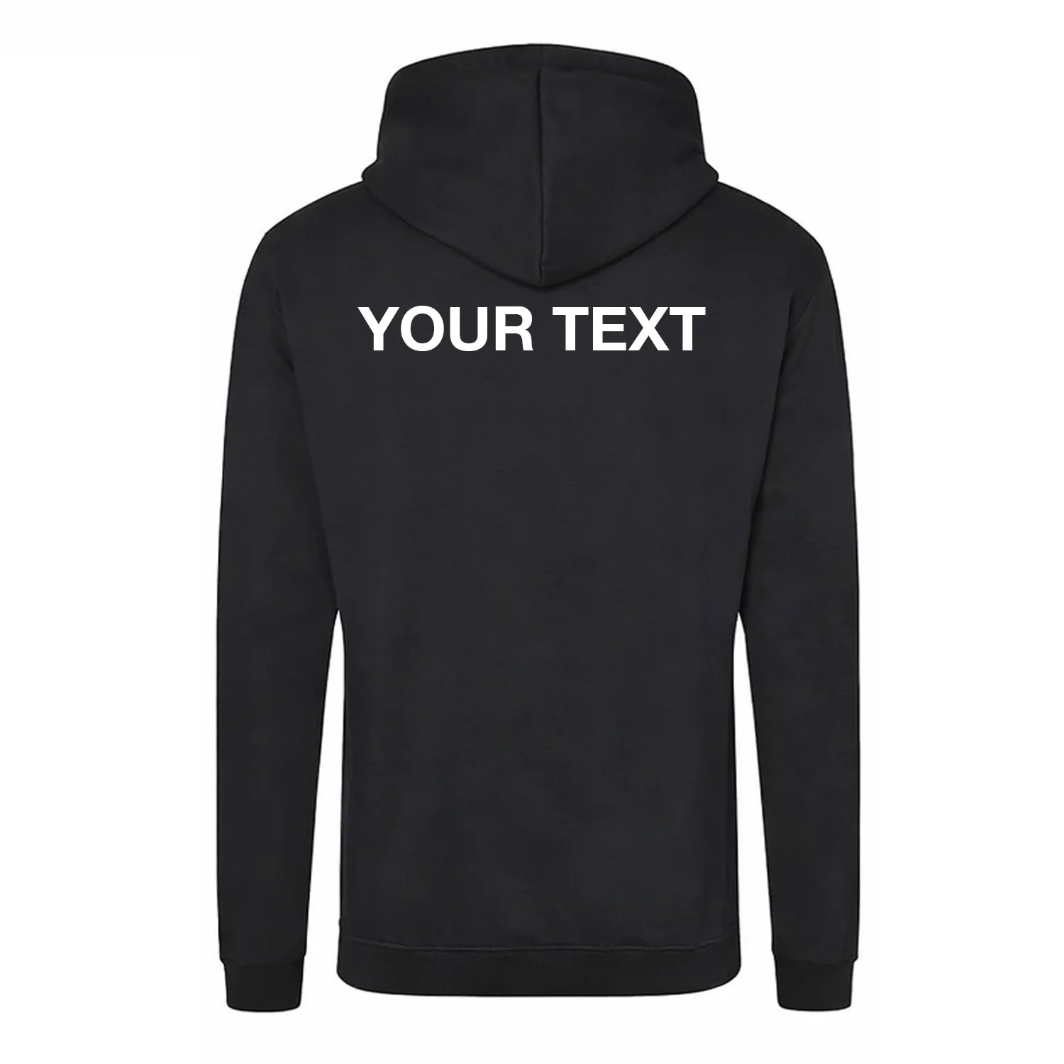 Back Print Personalised Hoodie [Minimal Front Logo]